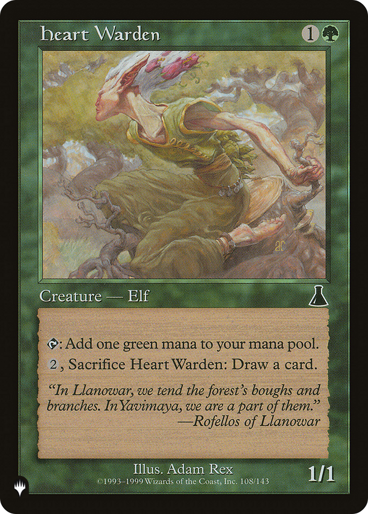 Heart Warden [The List Reprints] | Mindsight Gaming