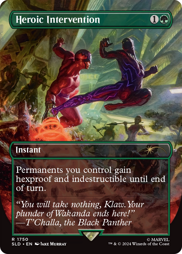 Heroic Intervention (Rainbow Foil) [Secret Lair Drop Series] | Mindsight Gaming