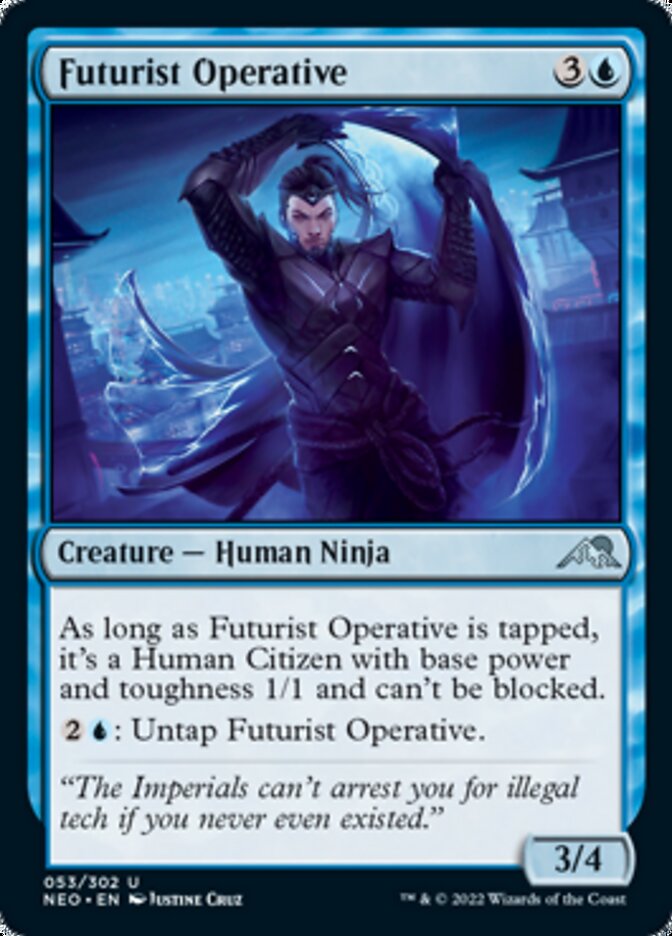 Futurist Operative [Kamigawa: Neon Dynasty] | Mindsight Gaming