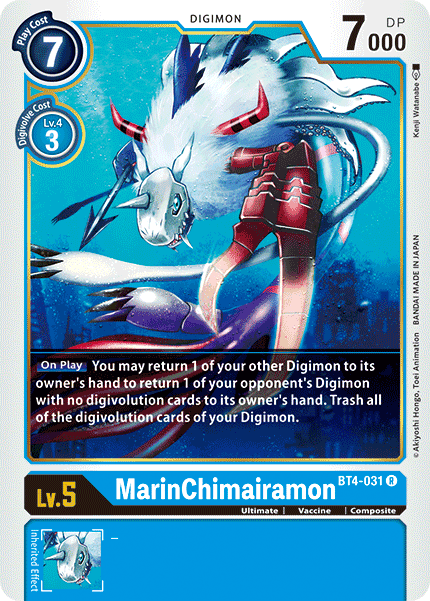 MarinChimairamon [BT4-031] [Great Legend] | Mindsight Gaming