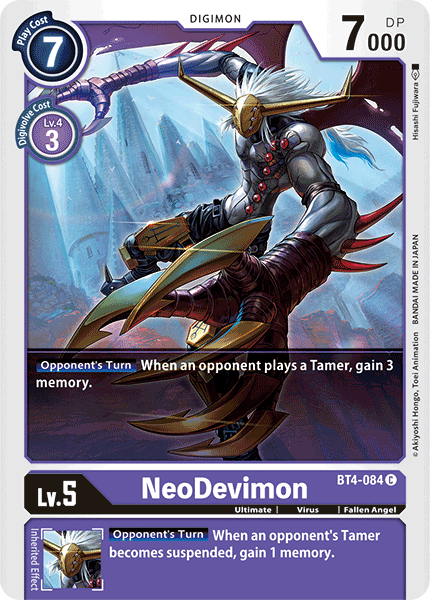 NeoDevimon [BT4-084] [Great Legend] | Mindsight Gaming