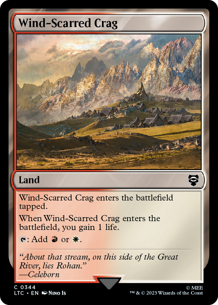 Wind-Scarred Crag [The Lord of the Rings: Tales of Middle-Earth Commander] | Mindsight Gaming