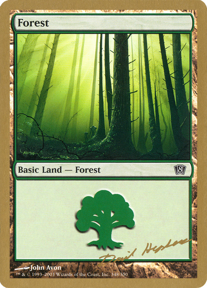 Forest (dh348) (Dave Humpherys) [World Championship Decks 2003] | Mindsight Gaming