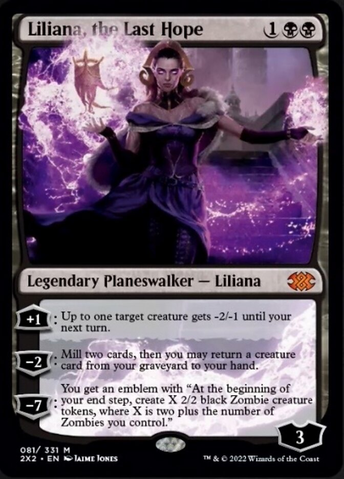 Liliana, the Last Hope [Double Masters 2022] | Mindsight Gaming