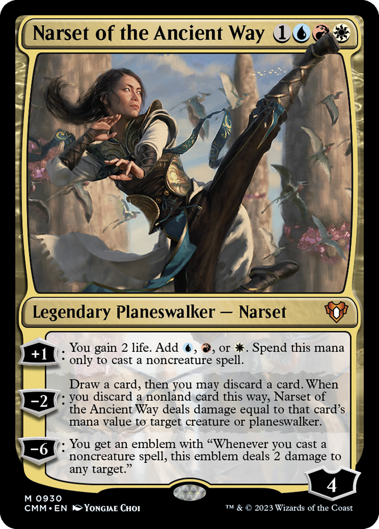 Narset of the Ancient Way [Commander Masters] | Mindsight Gaming