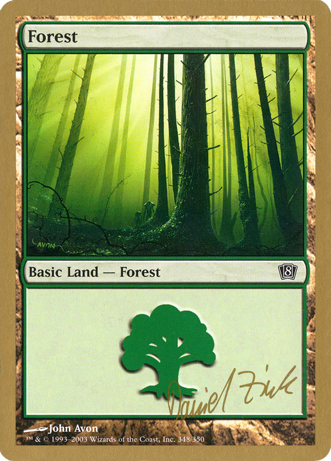 Forest (dz348) (Daniel Zink) [World Championship Decks 2003] | Mindsight Gaming