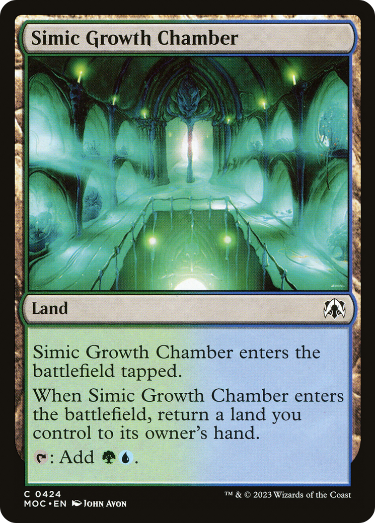 Simic Growth Chamber [March of the Machine Commander] | Mindsight Gaming