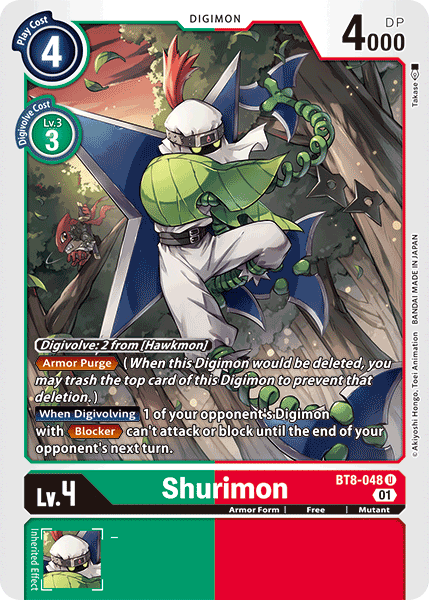 Shurimon [BT8-048] [New Awakening] | Mindsight Gaming