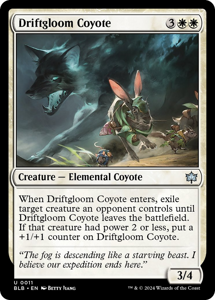 Driftgloom Coyote [Bloomburrow] | Mindsight Gaming