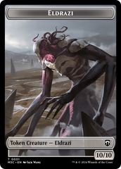 Spirit (Ripple Foil) // Eldrazi Double-Sided Token [Modern Horizons 3 Commander Tokens] | Mindsight Gaming