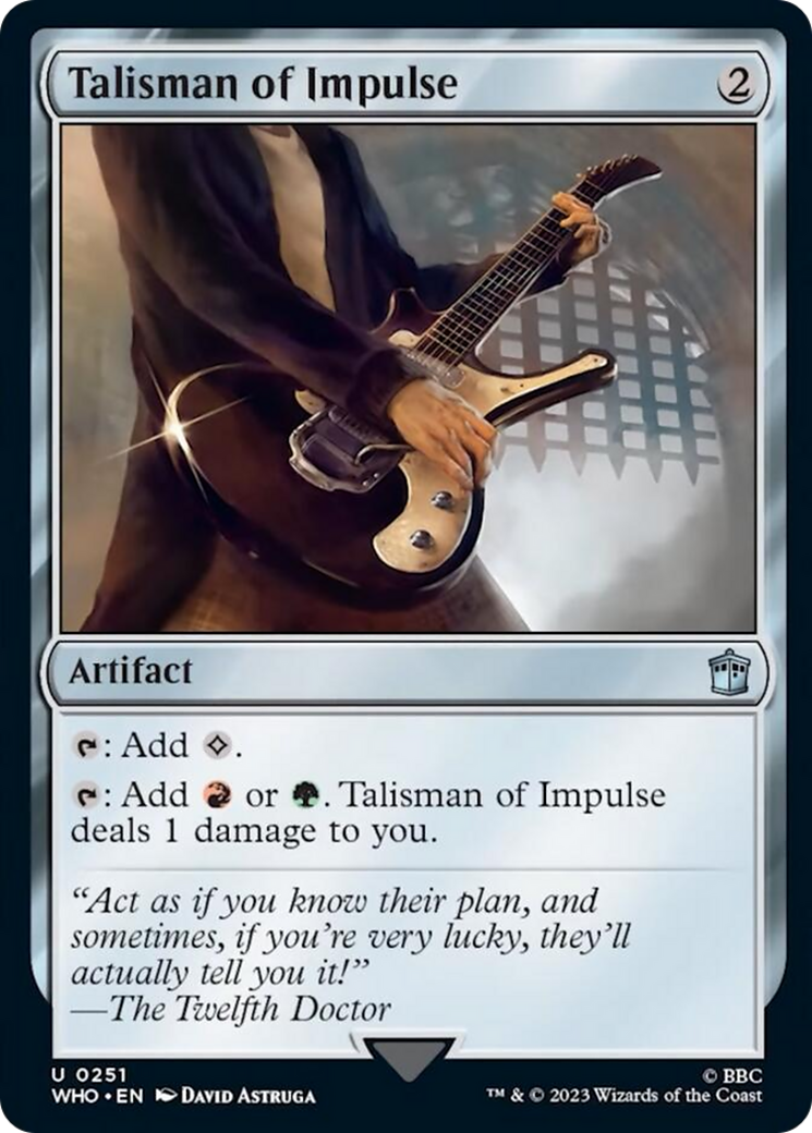 Talisman of Impulse [Doctor Who] | Mindsight Gaming