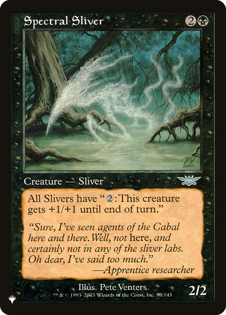 Spectral Sliver [The List] | Mindsight Gaming