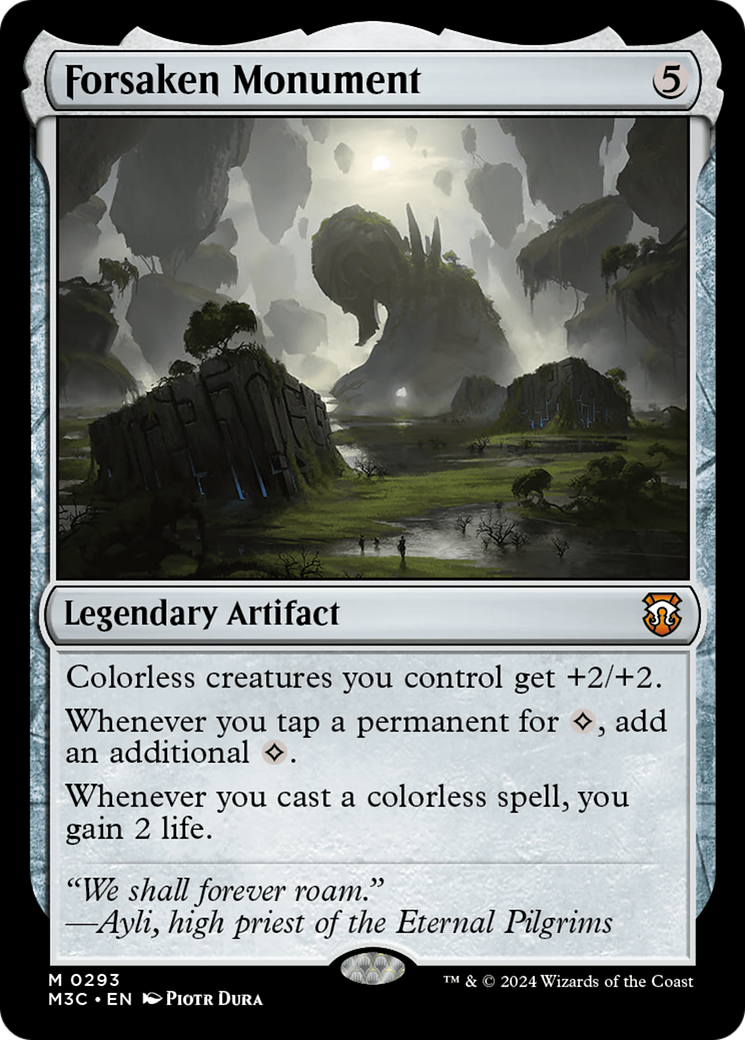 Forsaken Monument (Ripple Foil) [Modern Horizons 3 Commander] | Mindsight Gaming