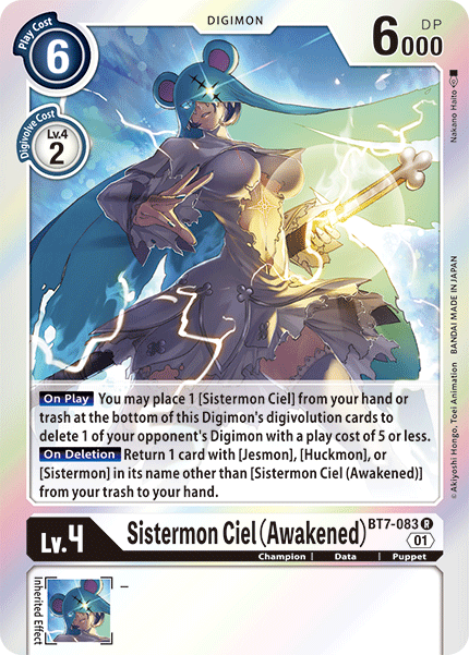 Sistermon Ciel (Awakened) [BT7-083] [Next Adventure] | Mindsight Gaming