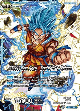 Super Saiyan God Son Goku // SSGSS Son Goku, Soul Striker Reborn (P-211) [Promotion Cards] | Mindsight Gaming