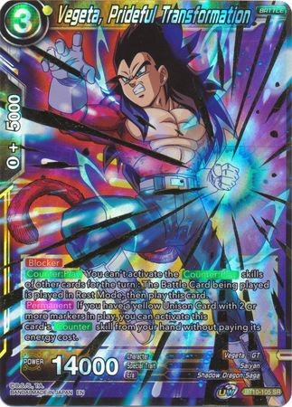 Vegeta, Prideful Transformation (BT10-105) [Rise of the Unison Warrior 2nd Edition] | Mindsight Gaming