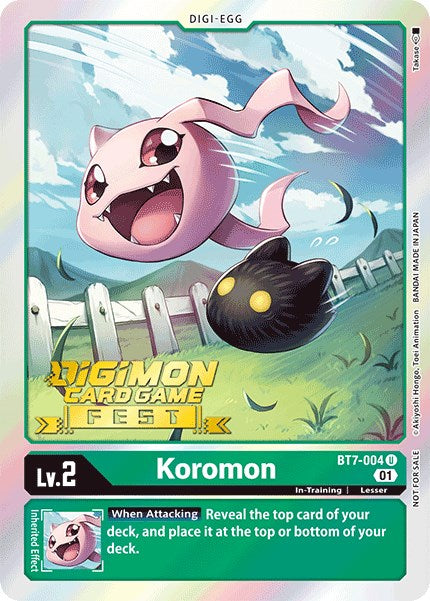 Koromon [BT7-004] (Digimon Card Game Fest 2022) [Next Adventure Promos] | Mindsight Gaming