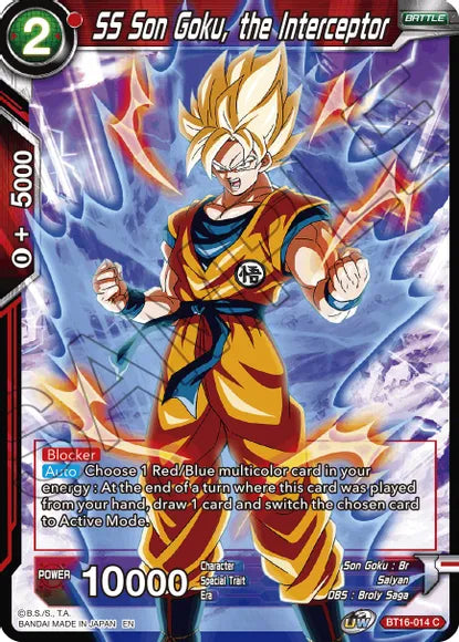 SS Son Goku, the Interceptor (BT16-014) [Realm of the Gods] | Mindsight Gaming