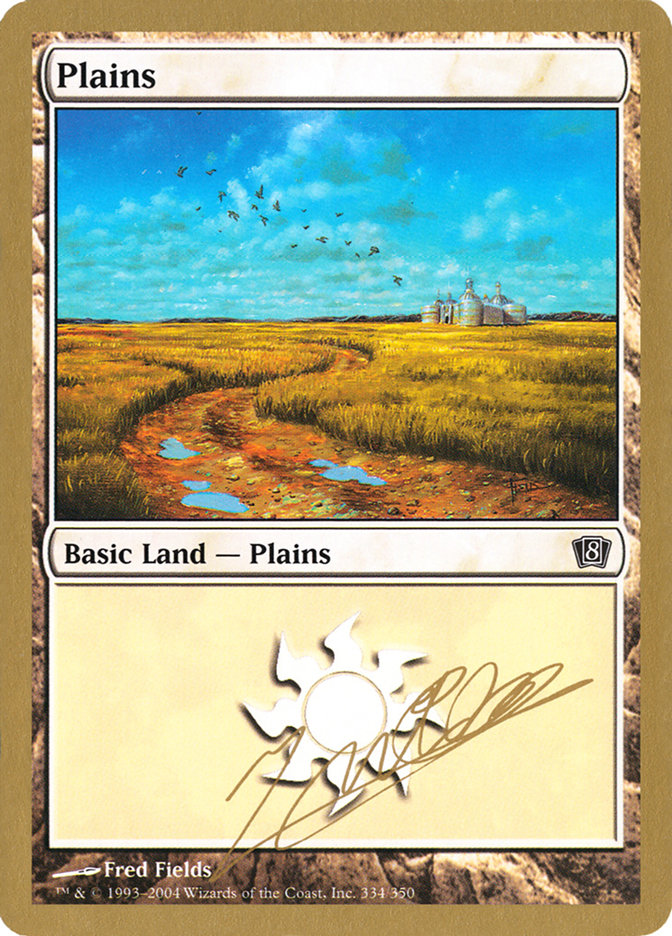 Plains (jn334) (Julien Nuijten) [World Championship Decks 2004] | Mindsight Gaming