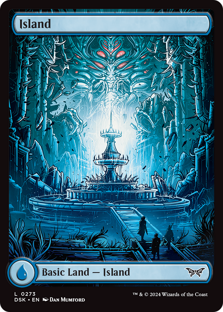 Island (273) - Full Art [Duskmourn: House of Horror] | Mindsight Gaming