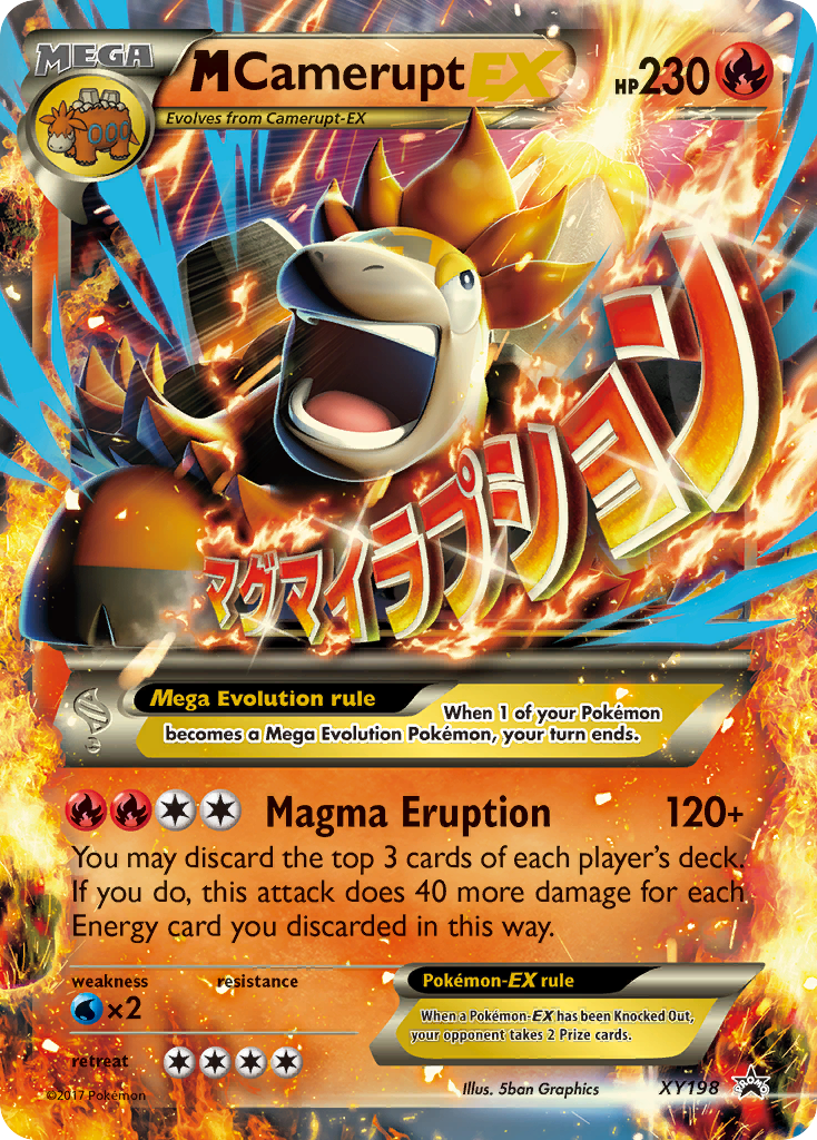 M Camerupt EX (XY198) [XY: Black Star Promos] | Mindsight Gaming