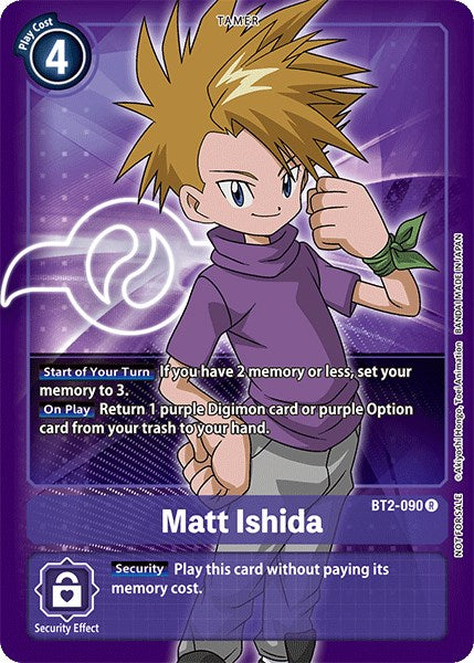 Matt Ishida [BT2-090] (Official Tournament Pack Vol.3) [Release Special Booster Promos] | Mindsight Gaming