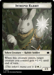 Wall // Intrepid Rabbit Double-Sided Token [Bloomburrow Tokens] | Mindsight Gaming