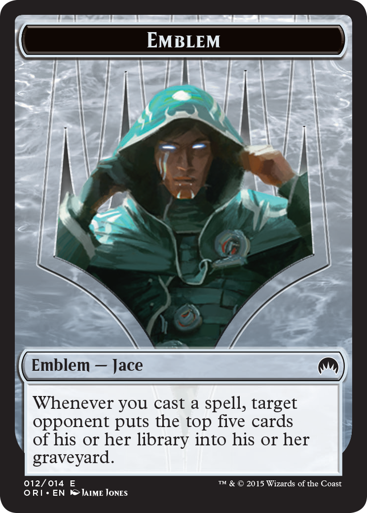 Pest // Jace, Telepath Unbound Emblem Double-Sided Token [Secret Lair: From Cute to Brute Tokens] | Mindsight Gaming