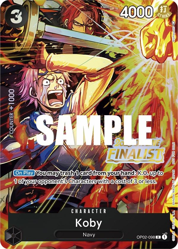 Koby (Offline Regional 2023) [Finalist] [One Piece Promotion Cards] | Mindsight Gaming