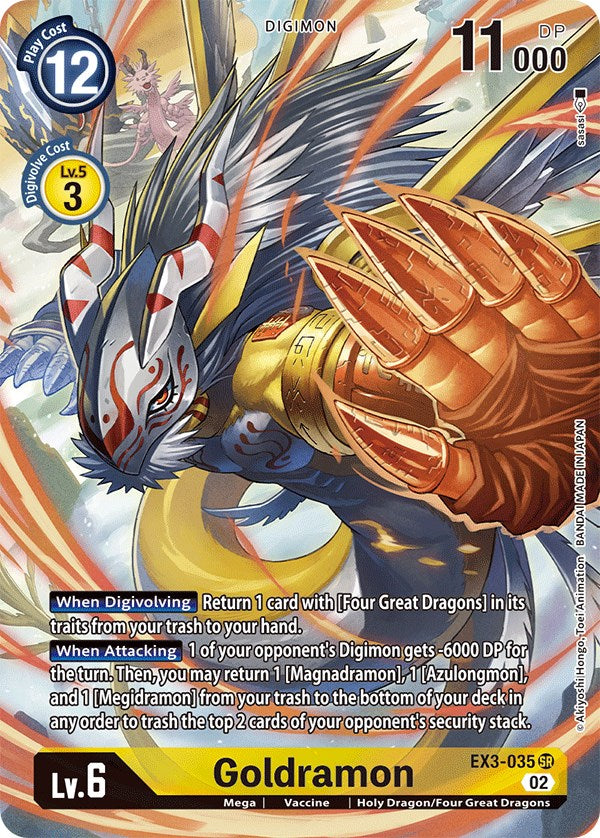 Goldramon [EX3-035] (Alternate Art) [Draconic Roar] | Mindsight Gaming