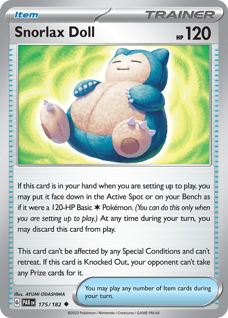 Snorlax Doll (175/182) [Scarlet & Violet: Paradox Rift] | Mindsight Gaming