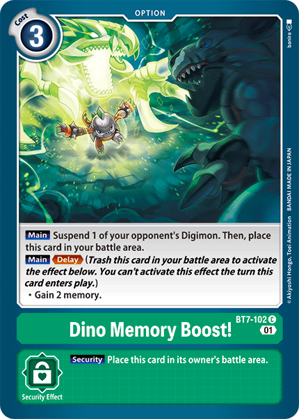 Dino Memory Boost! [BT7-102] [Next Adventure] | Mindsight Gaming