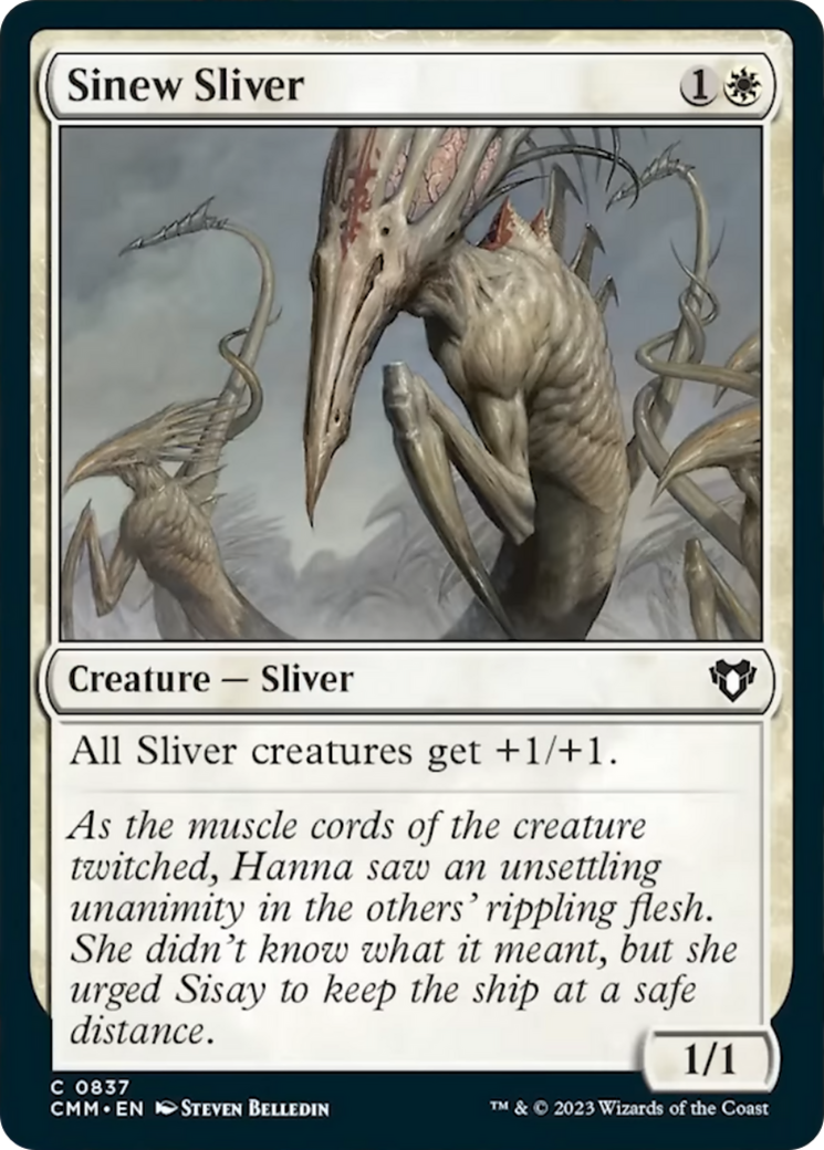 Sinew Sliver [Commander Masters] | Mindsight Gaming