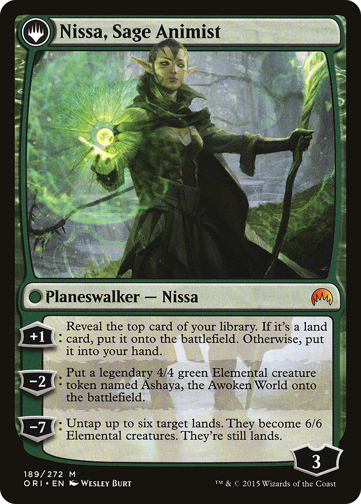 Nissa, Vastwood Seer // Nissa, Sage Animist [Secret Lair: From Cute to Brute] | Mindsight Gaming