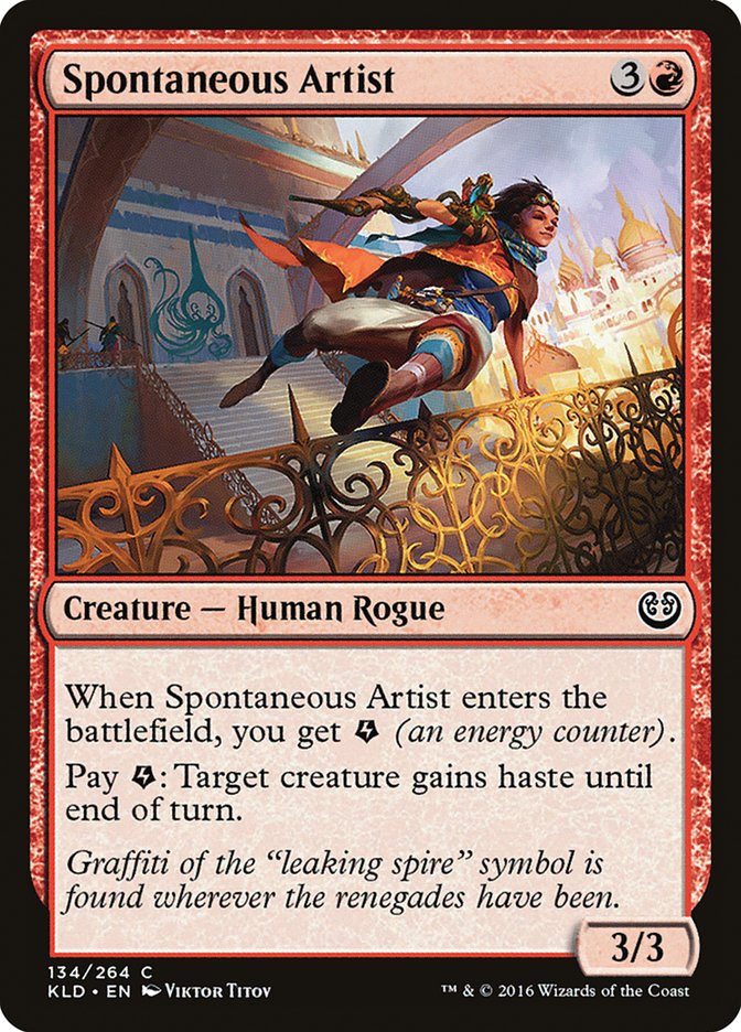 Spontaneous Artist [Kaladesh] | Mindsight Gaming