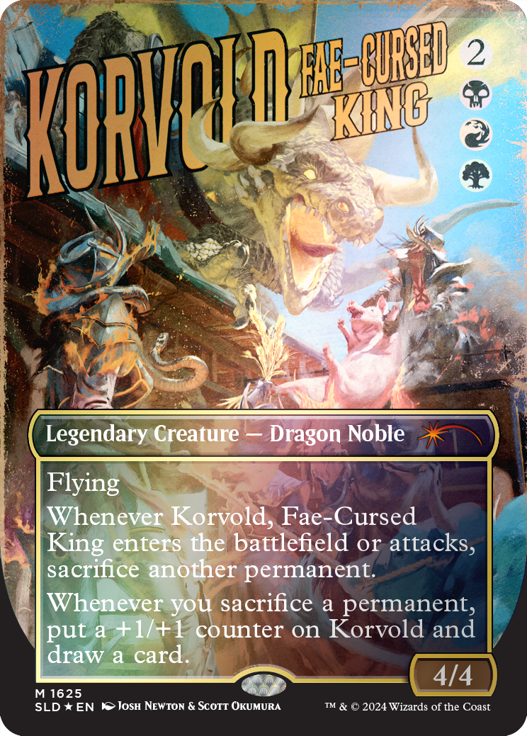 Korvold, Fae-Cursed King (Rainbow Foil) [Secret Lair Drop Series] | Mindsight Gaming