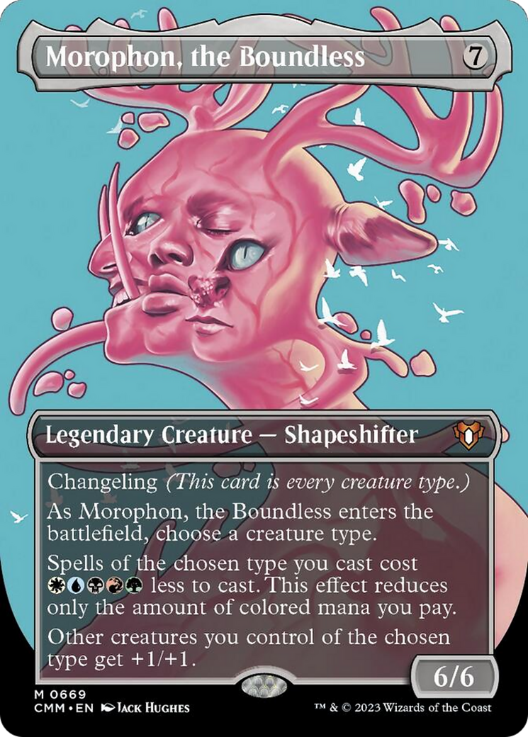 Morophon, the Boundless (Borderless Profile) [Commander Masters] | Mindsight Gaming