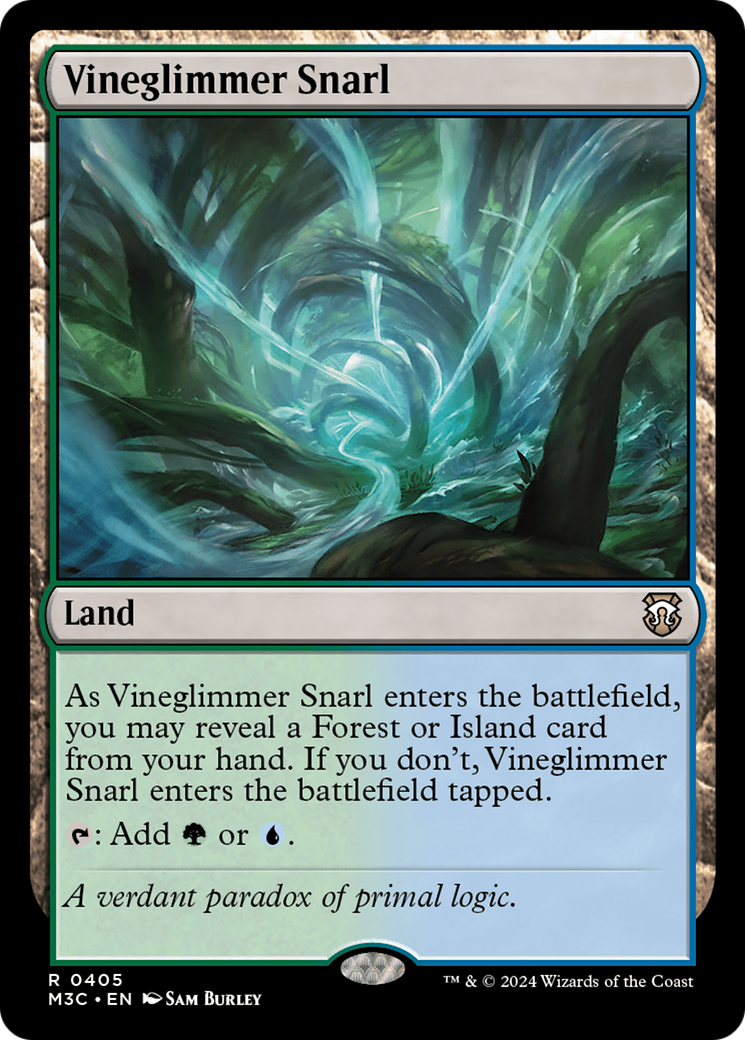 Vineglimmer Snarl (Ripple Foil) [Modern Horizons 3 Commander] | Mindsight Gaming