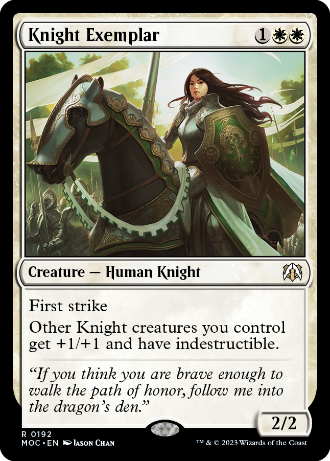 Knight Exemplar [March of the Machine Commander] | Mindsight Gaming