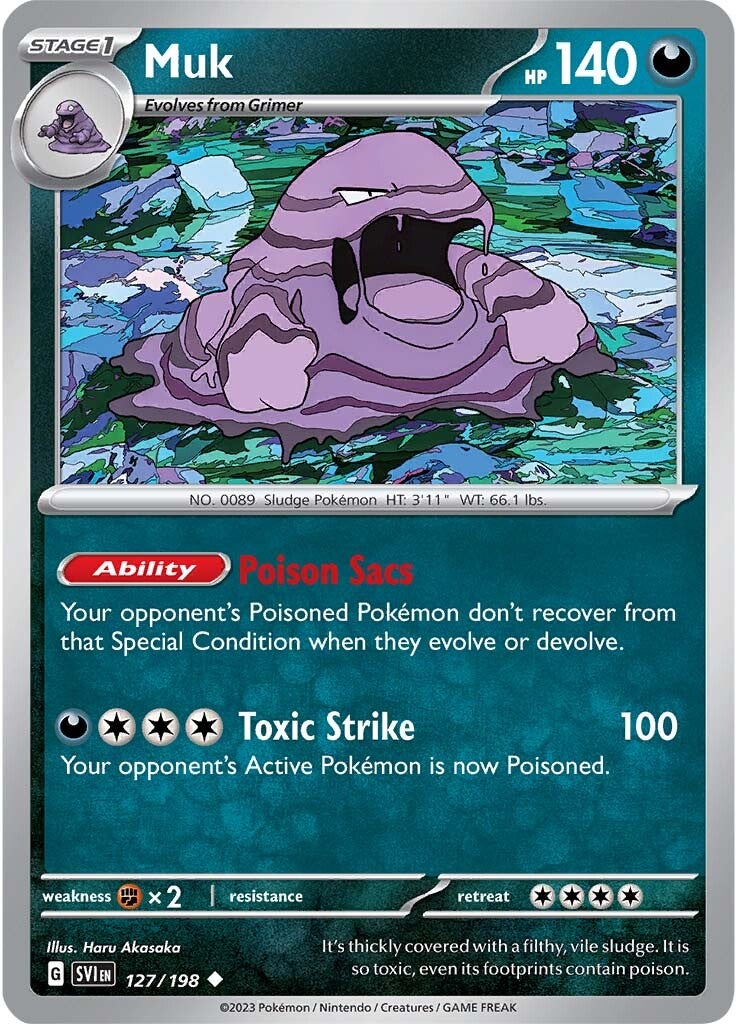 Muk (127/198) [Scarlet & Violet: Base Set] | Mindsight Gaming