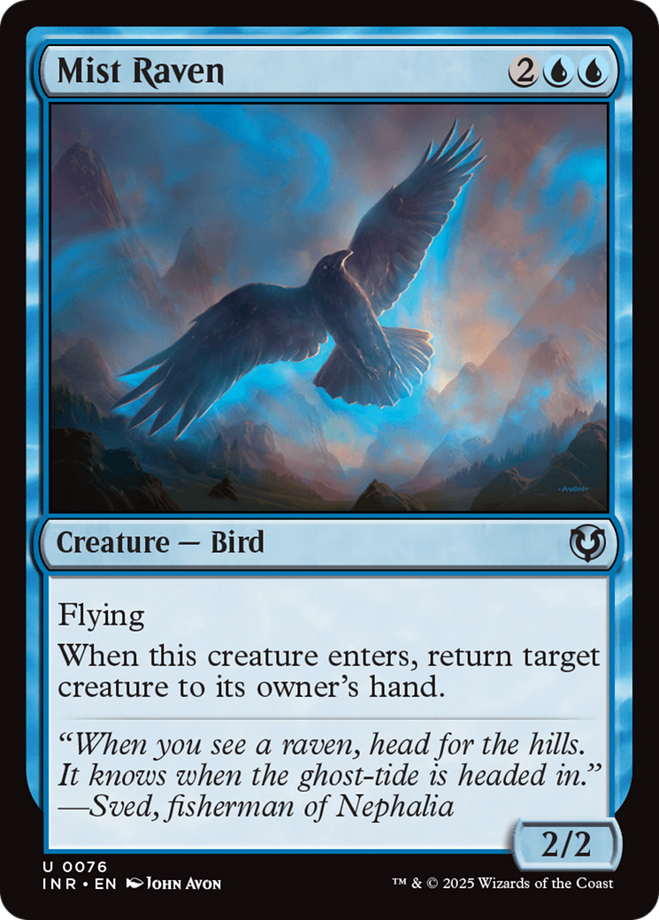 Mist Raven [Innistrad Remastered] | Mindsight Gaming