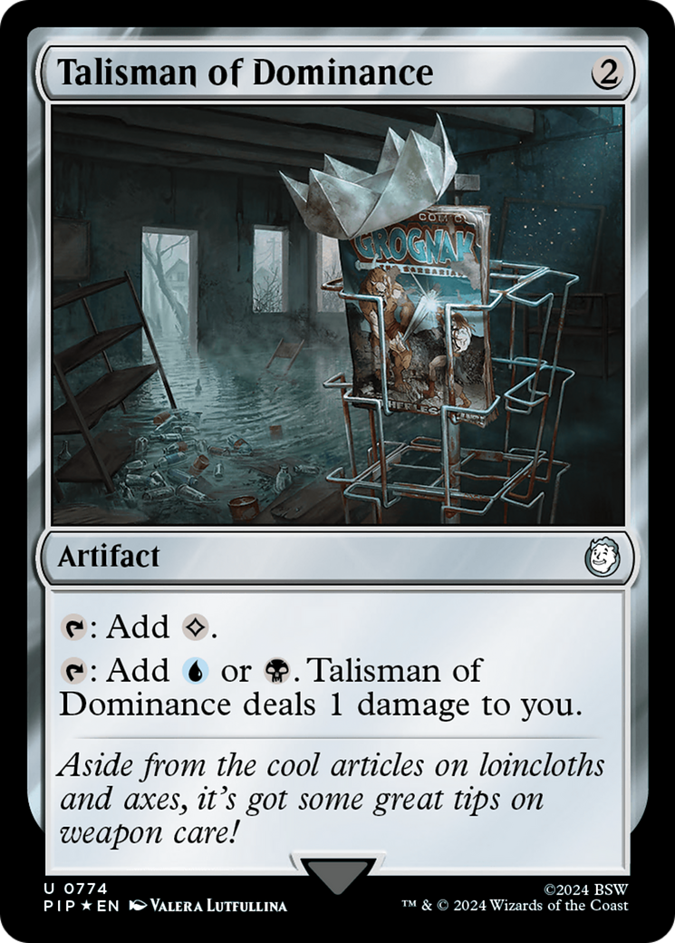 Talisman of Dominance (Surge Foil) [Fallout] | Mindsight Gaming