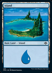 Island (483) (Foil Etched) [Modern Horizons 2] | Mindsight Gaming