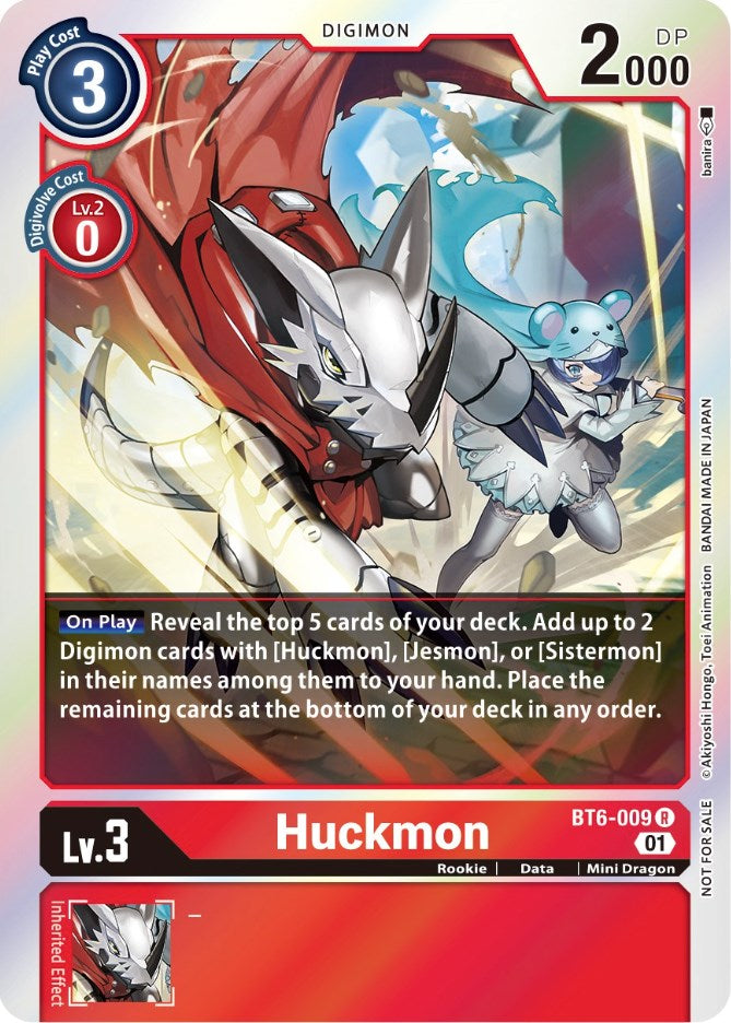 Huckmon [BT6-009] (Event Pack 3) [Double Diamond Promos] | Mindsight Gaming