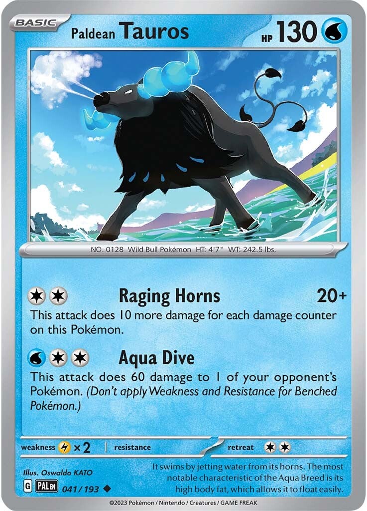 Paldean Tauros (041/193) [Scarlet & Violet: Paldea Evolved] | Mindsight Gaming