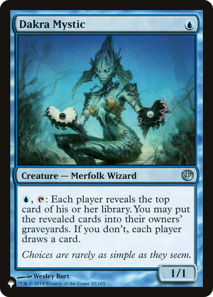 Dakra Mystic [The List] | Mindsight Gaming