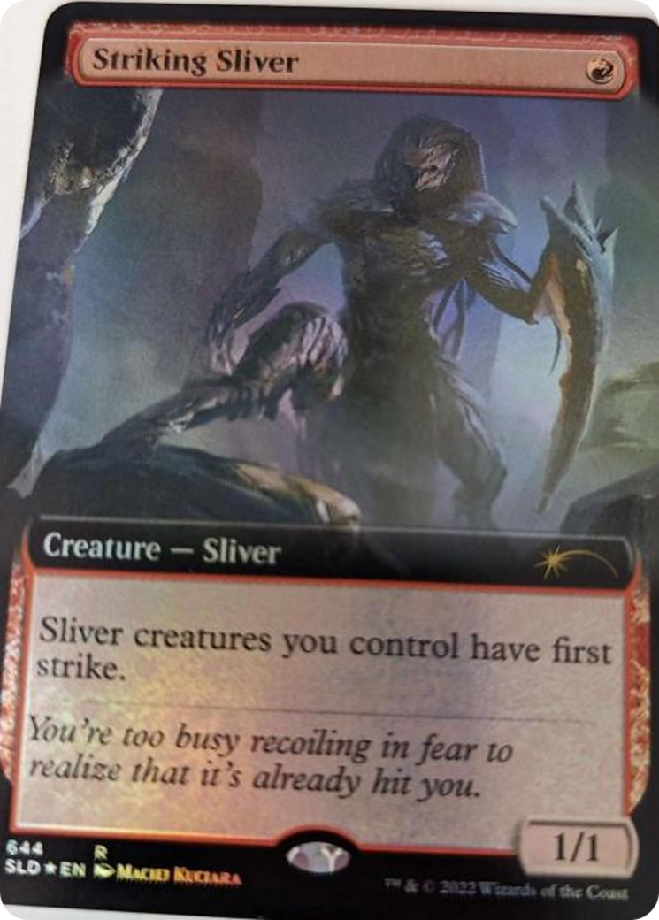 Striking Sliver (Extended Art) [Secret Lair Drop Series] | Mindsight Gaming