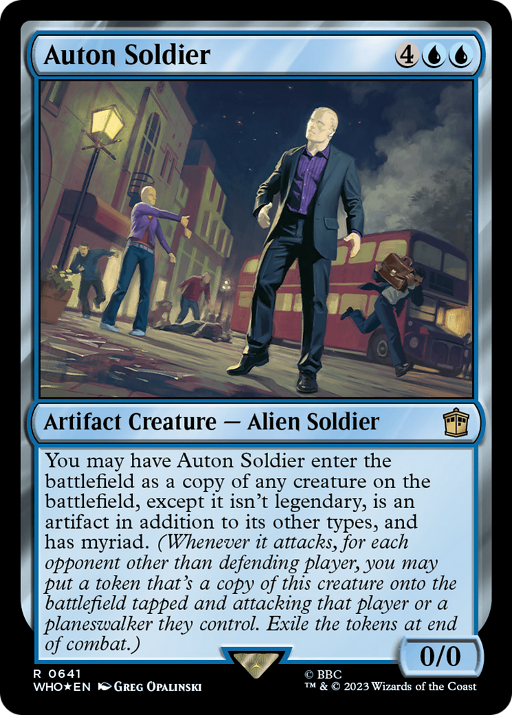 Auton Soldier (Surge Foil) [Doctor Who] | Mindsight Gaming