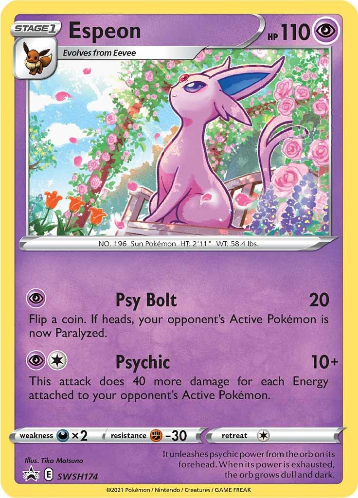 Espeon (SWSH174) [Sword & Shield: Black Star Promos] | Mindsight Gaming