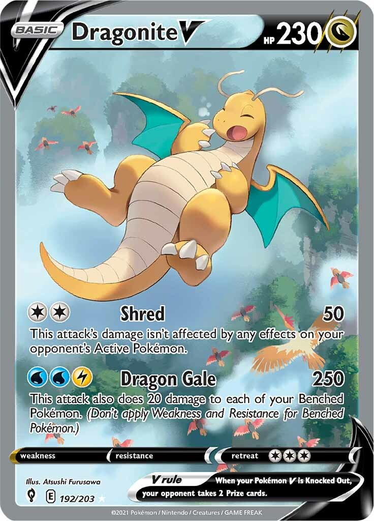 Dragonite V (192/203) [Sword & Shield: Evolving Skies] | Mindsight Gaming